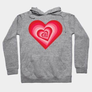 Falling in Love Valentine's Day Heart Pattern Hoodie